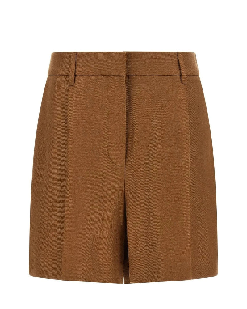 Brunello Cucinelli Bermuda in brown, Linen