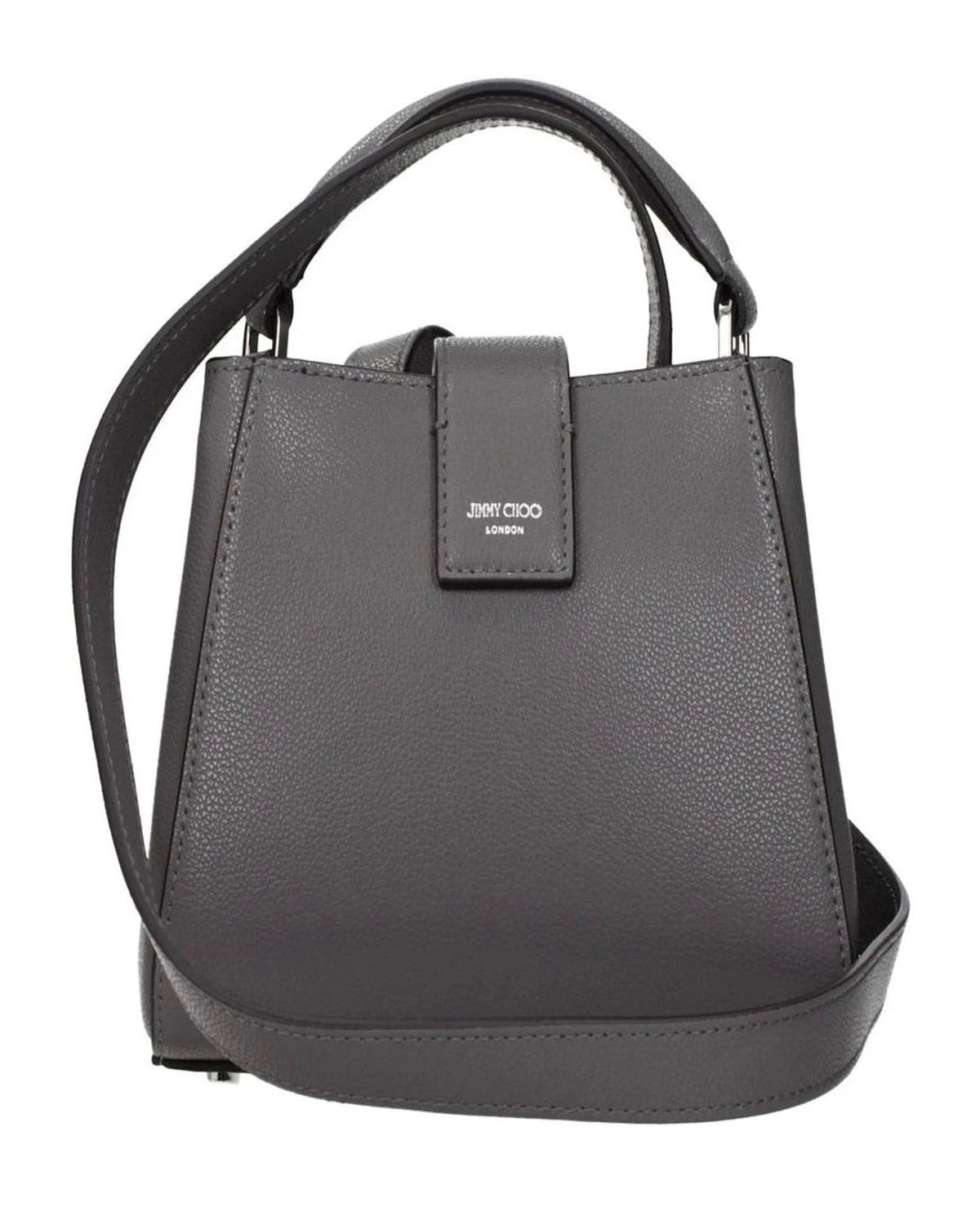 Jimmy Choo Satchel Bag in gray — view 3