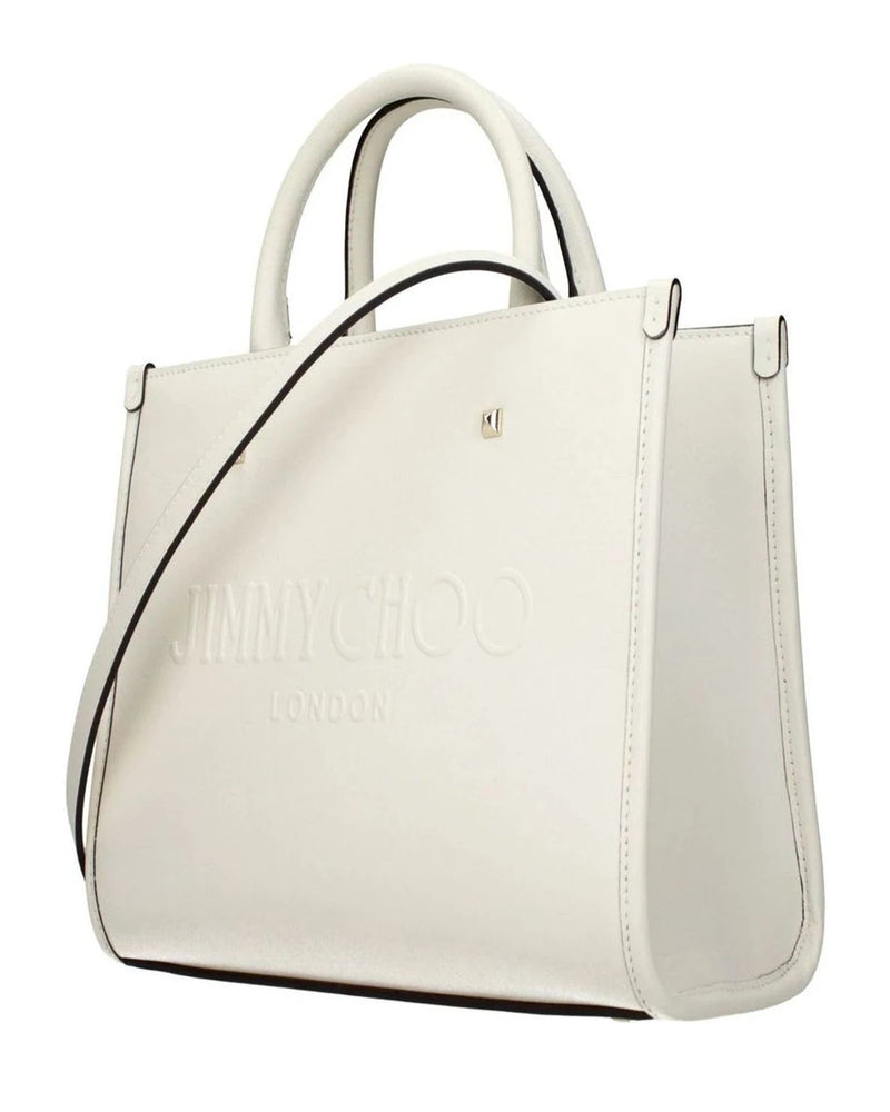 Jimmy Choo Satchel Bag in white — view 2