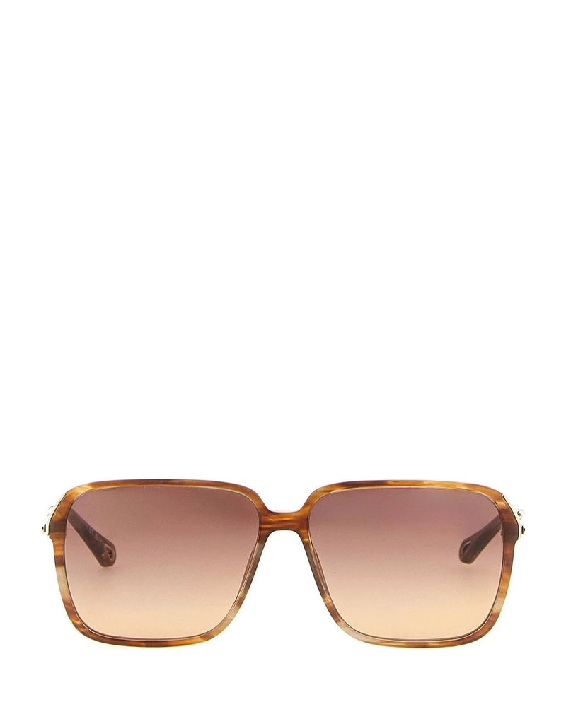 Chloé Sunglasse in brown, Acetate