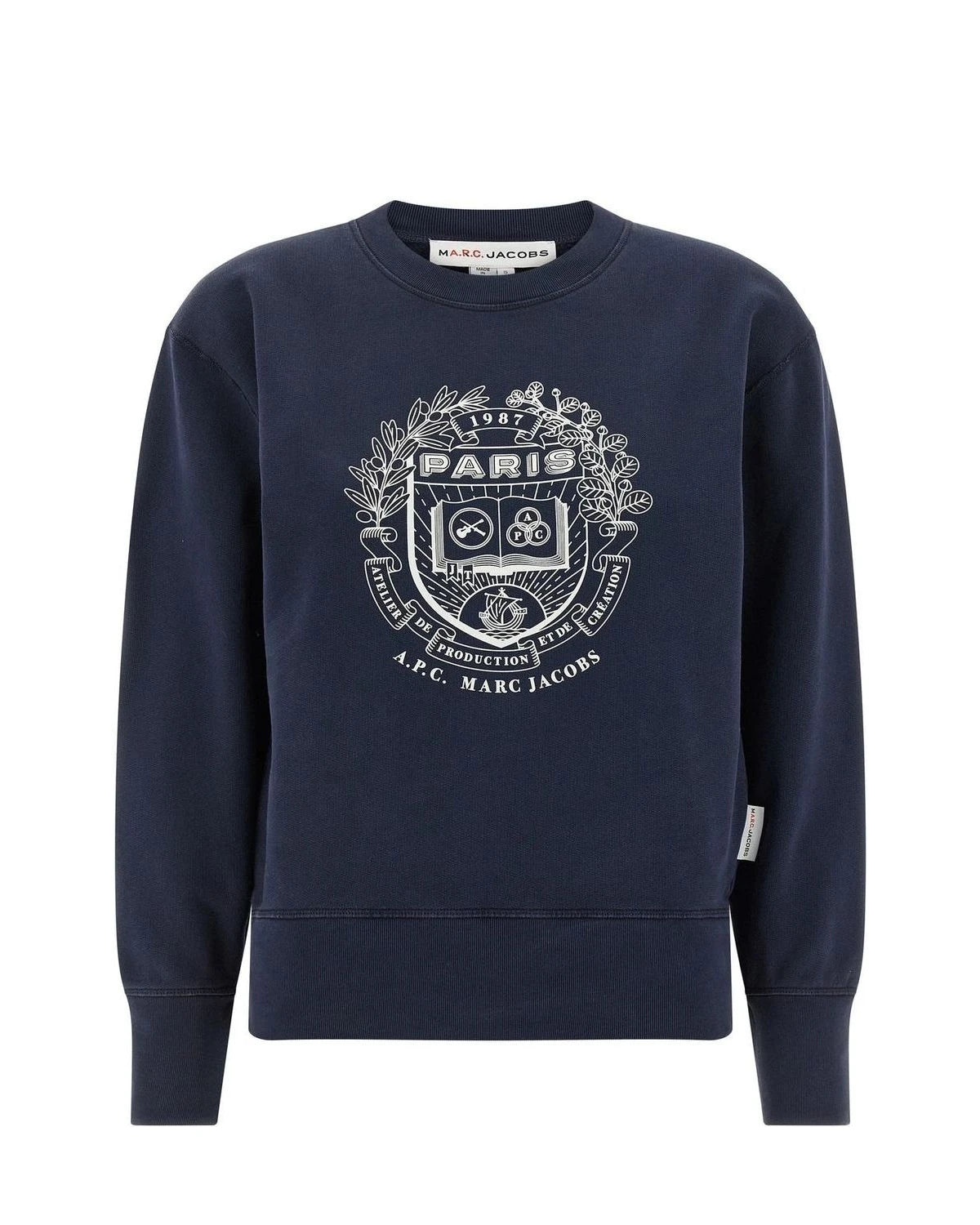 A.P.C. Sweatshirt in blue, Cotton