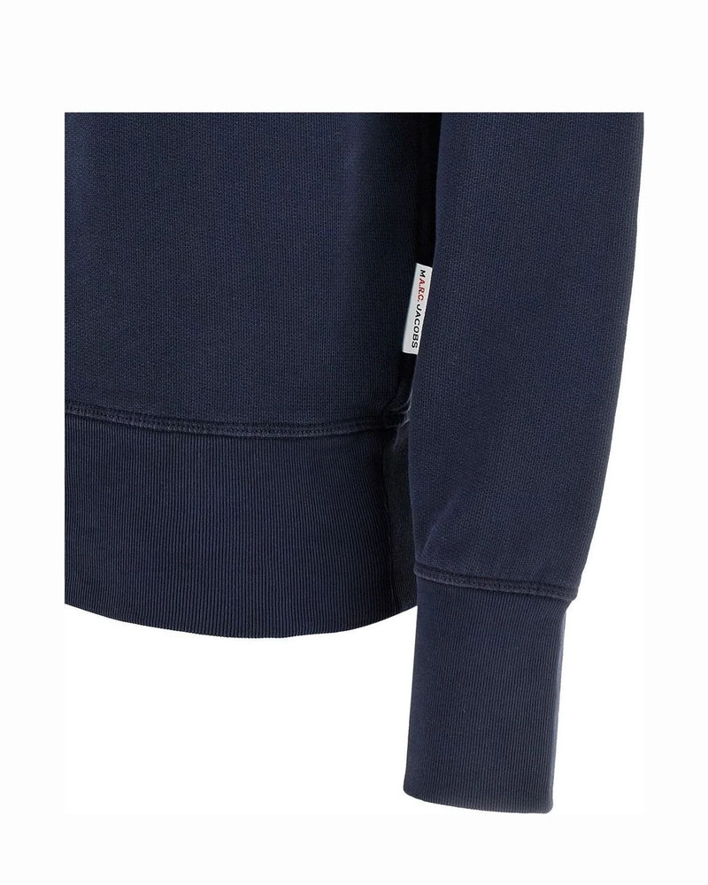 A.P.C. Sweatshirt in blue, Cotton — view 4