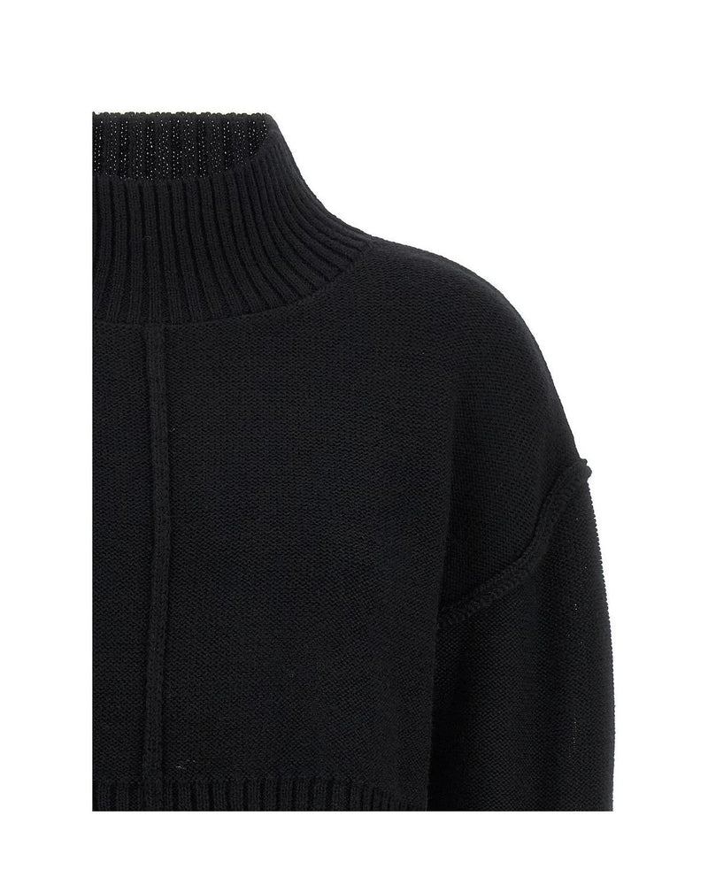 MM6 Maison Margiela Sweater in black, Virgin Wool — view 3