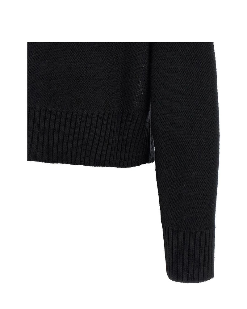 MM6 Maison Margiela Sweater in black, Virgin Wool — view 4