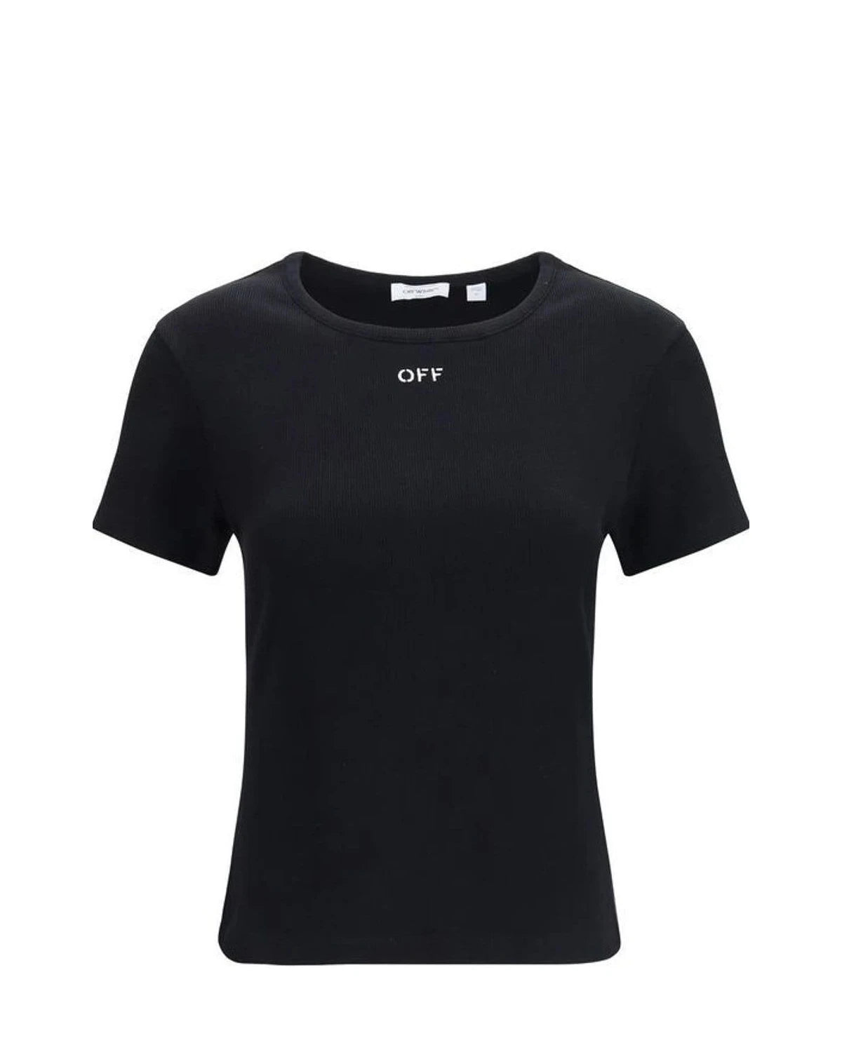 Off-White T-Shirt in black, Cotton