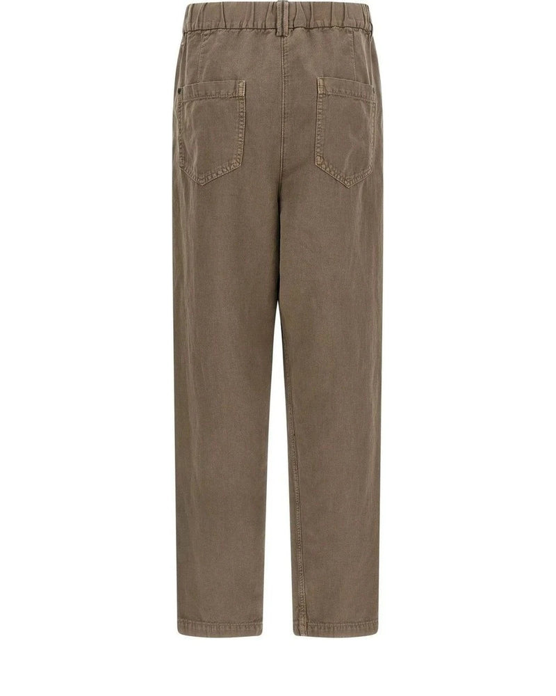 Brunello Cucinelli Trouser in brown, Cotton — view 2