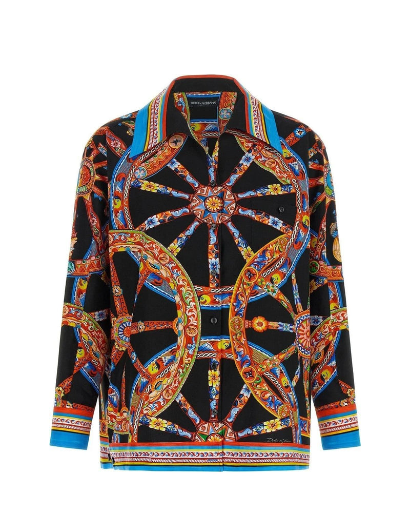 Dolce & Gabbana Dress Shirt in multicolor, Cotton