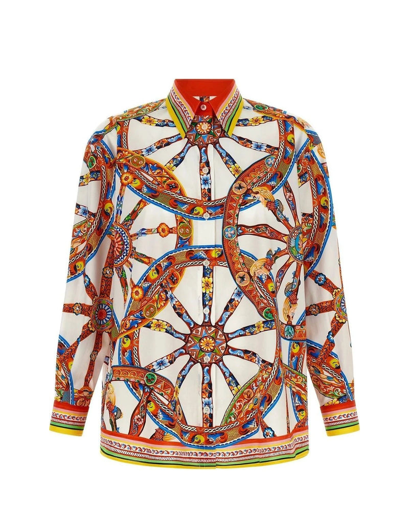 Dolce & Gabbana Dress Shirt in multicolor, Cotton