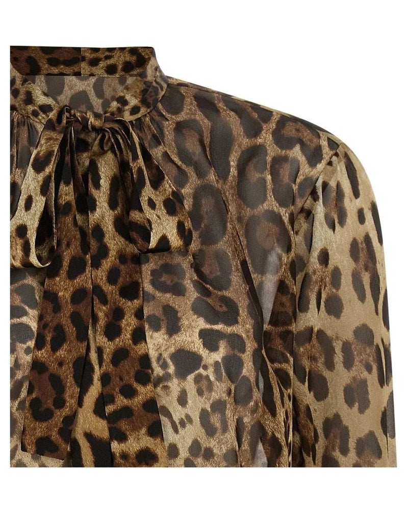 Dolce & Gabbana Blouse in brown, Silk — view 3