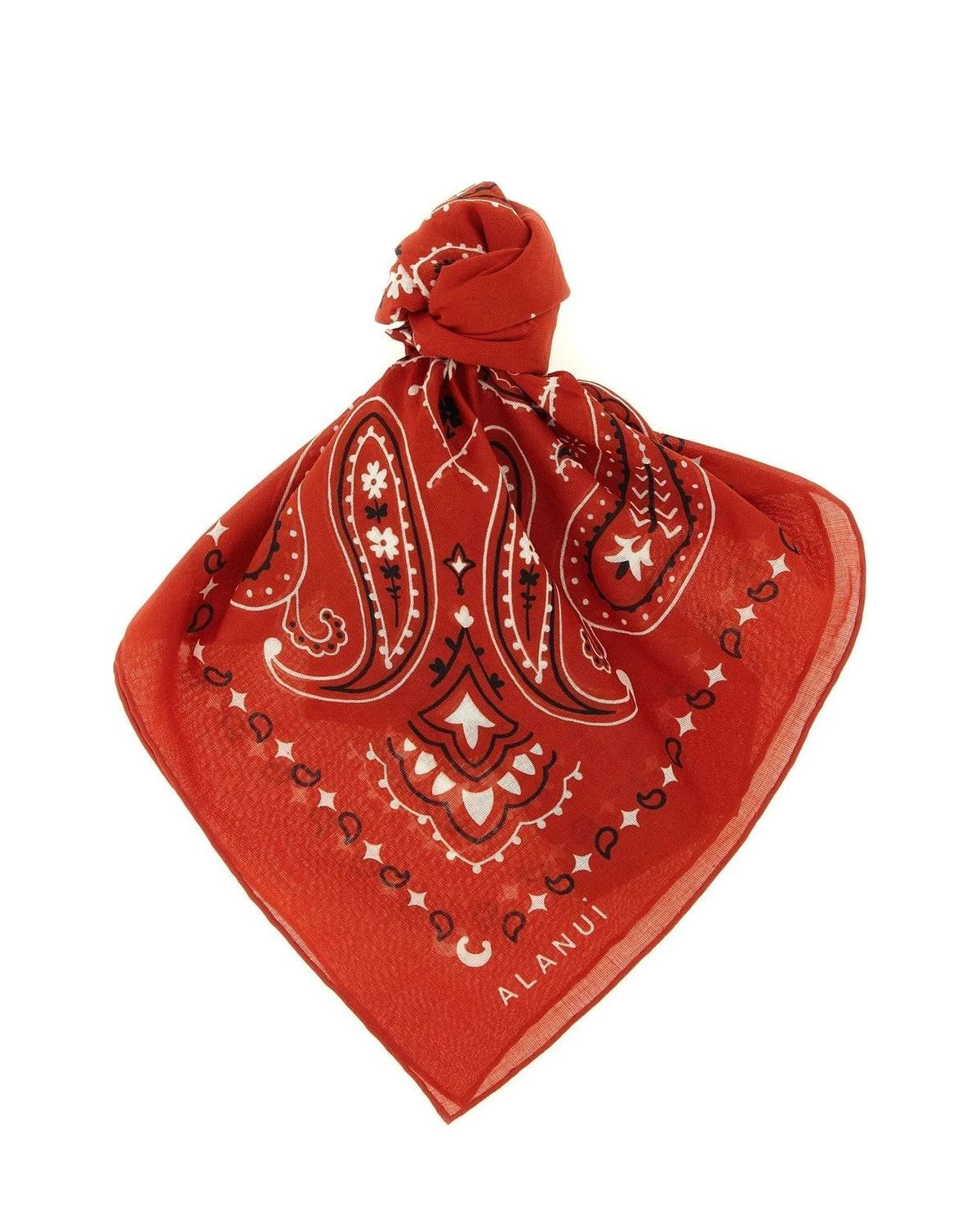 Alanui Scarves & Shawl in red, Cotton