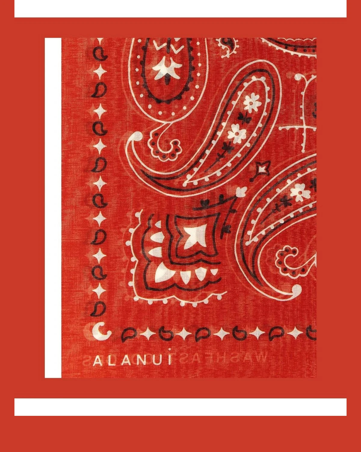 Alanui Scarves & Shawl in red, Cotton — view 3