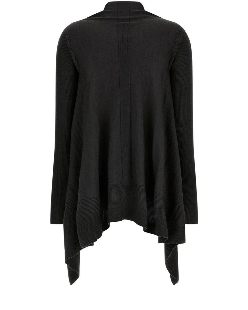 Rick Owens Cardigan in black, Cotton — view 2