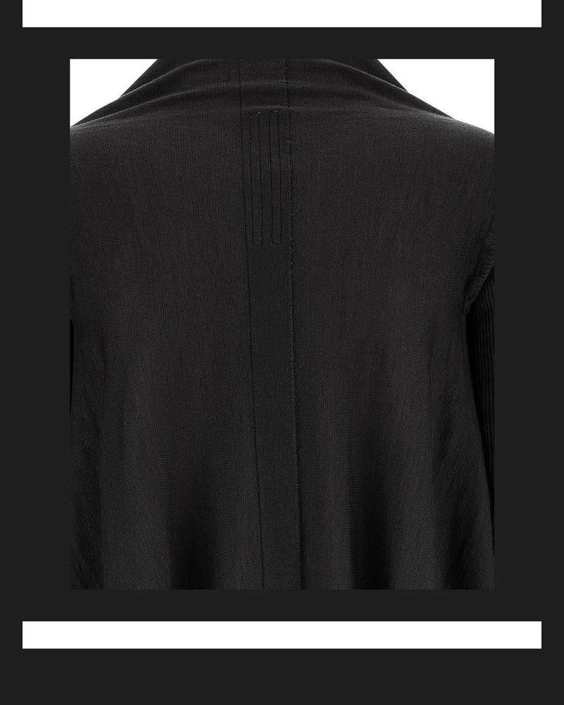 Rick Owens Cardigan in black, Cotton — view 4