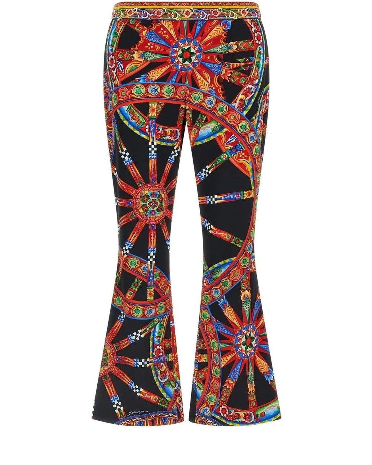 Dolce & Gabbana Palazzo Pant in multicolor, Silk
