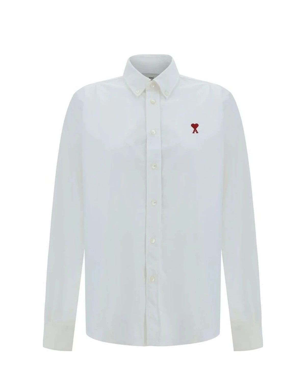 Ami Paris Dress Shirt in white, Cotton