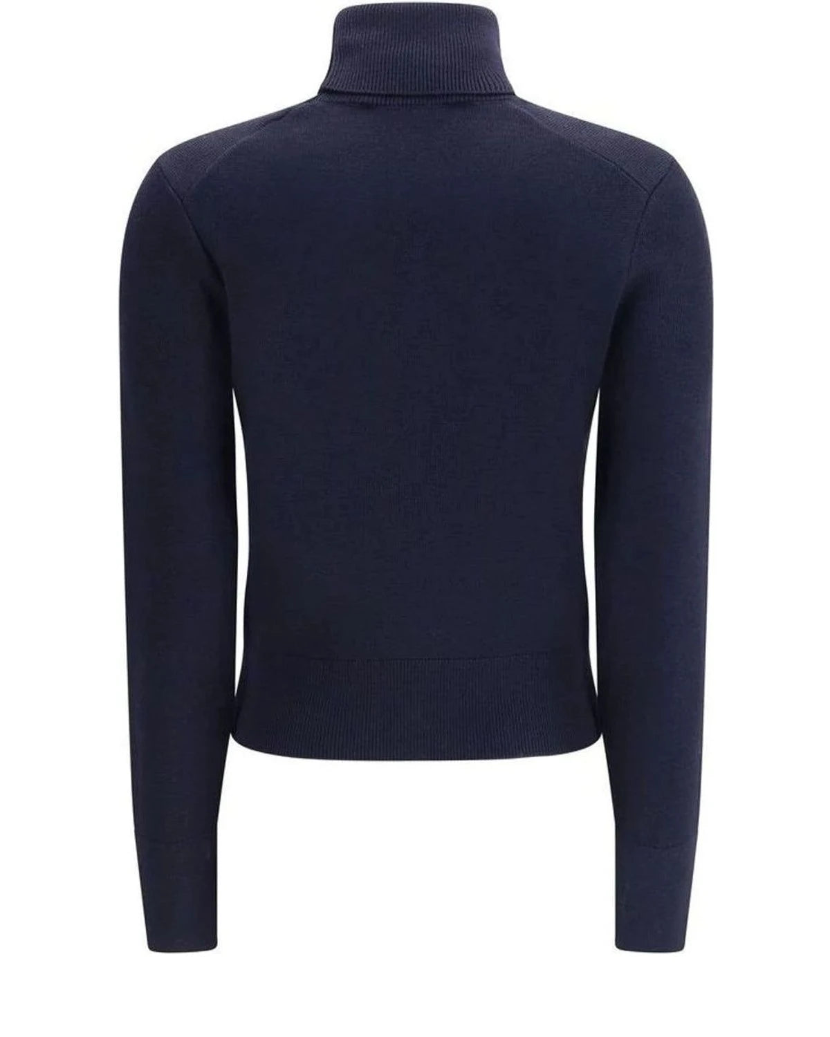 Ami Paris Sweater in blue, Merino Wool — view 2