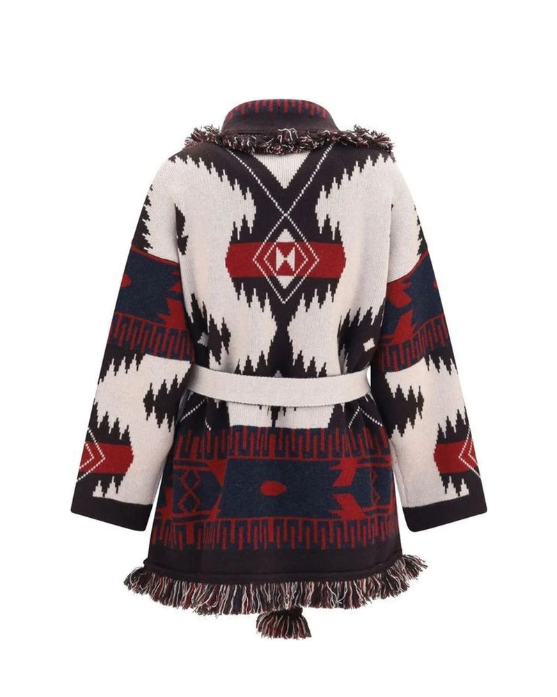 Alanui Cardigan in multicolor, Kashmir — view 2