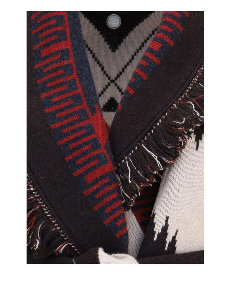 Alanui Cardigan in multicolor, Kashmir — view 3
