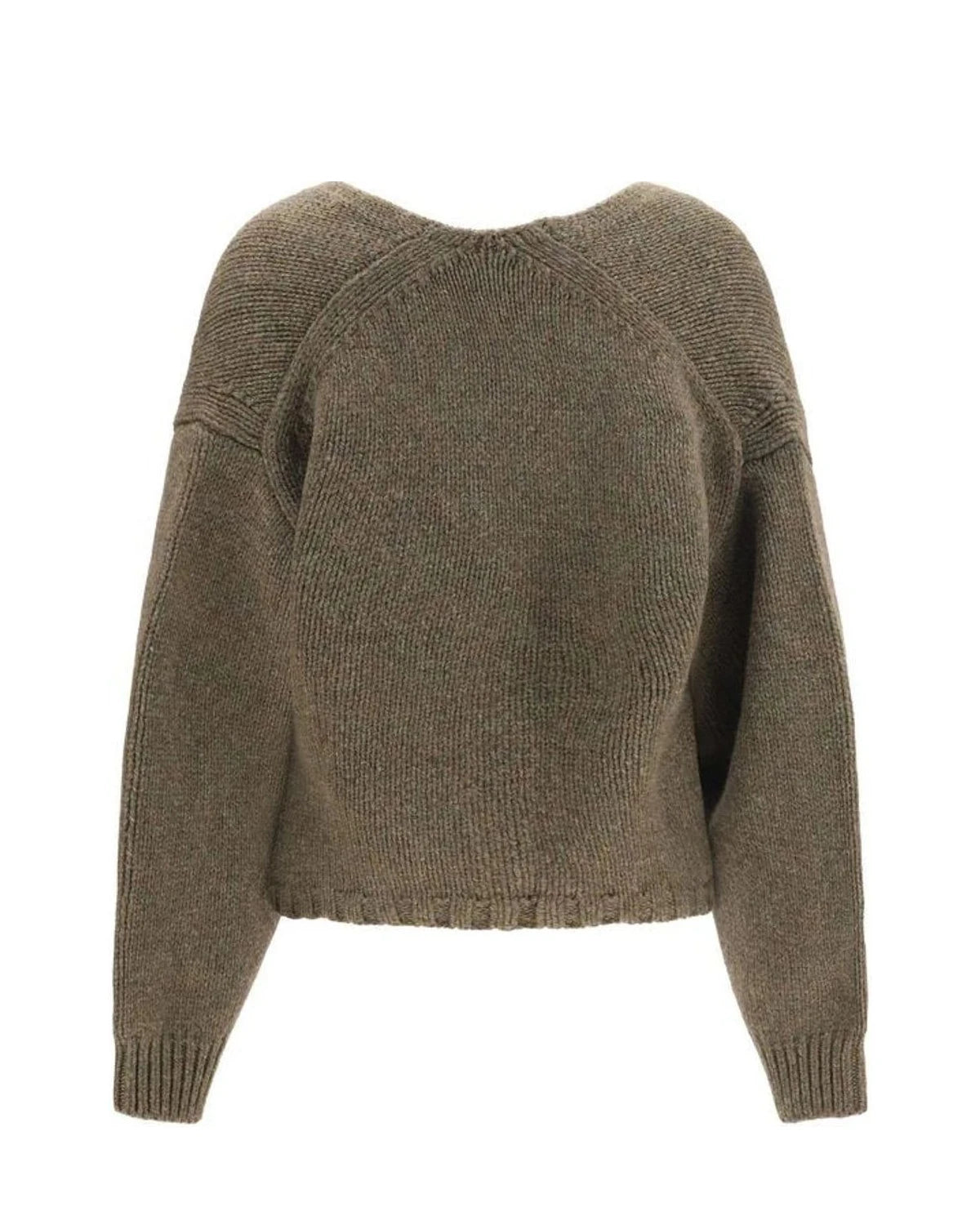 Khaite Cardigan in brown, Kashmir — view 2