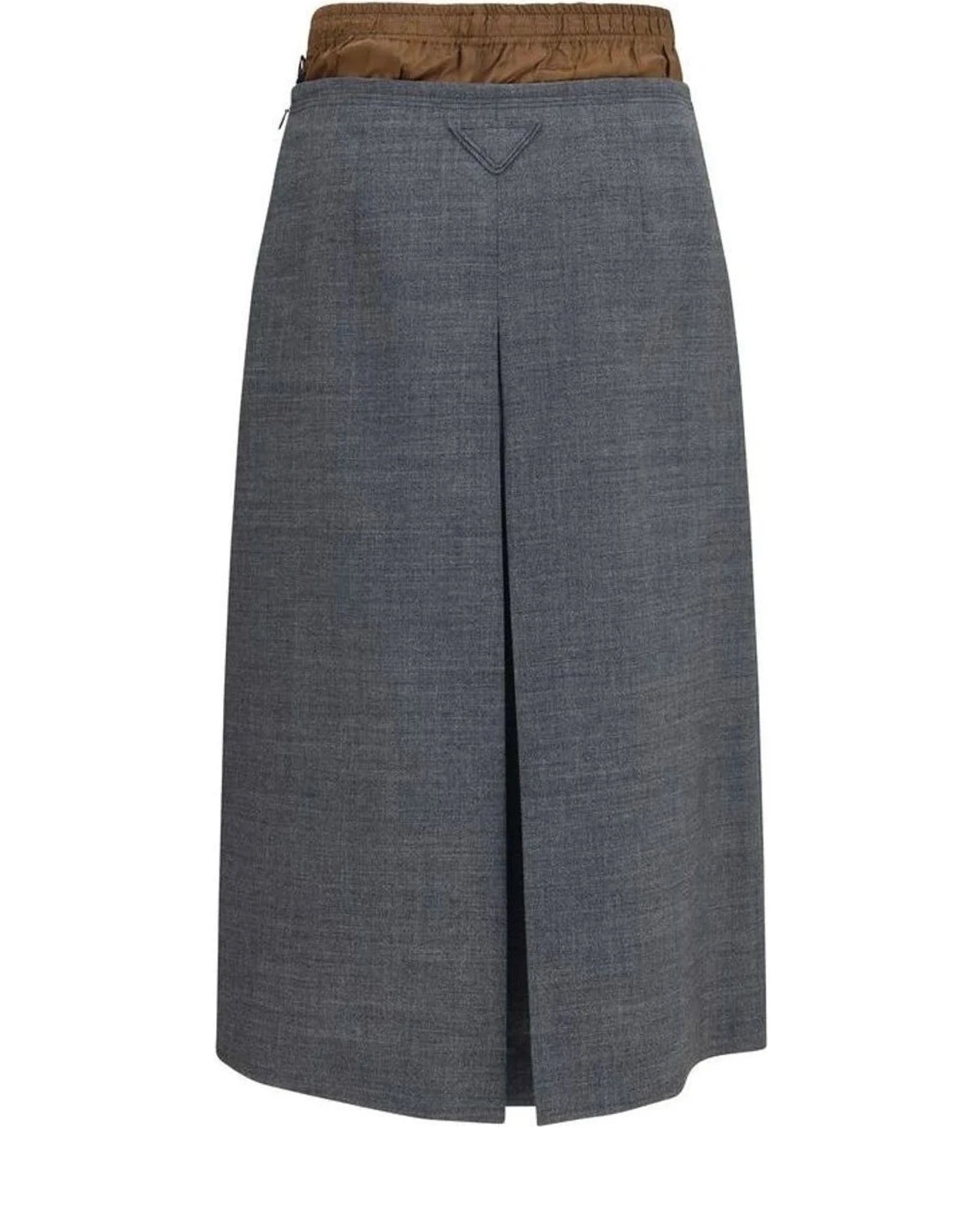 Prada Skirt in gray, Merino Wool — view 2