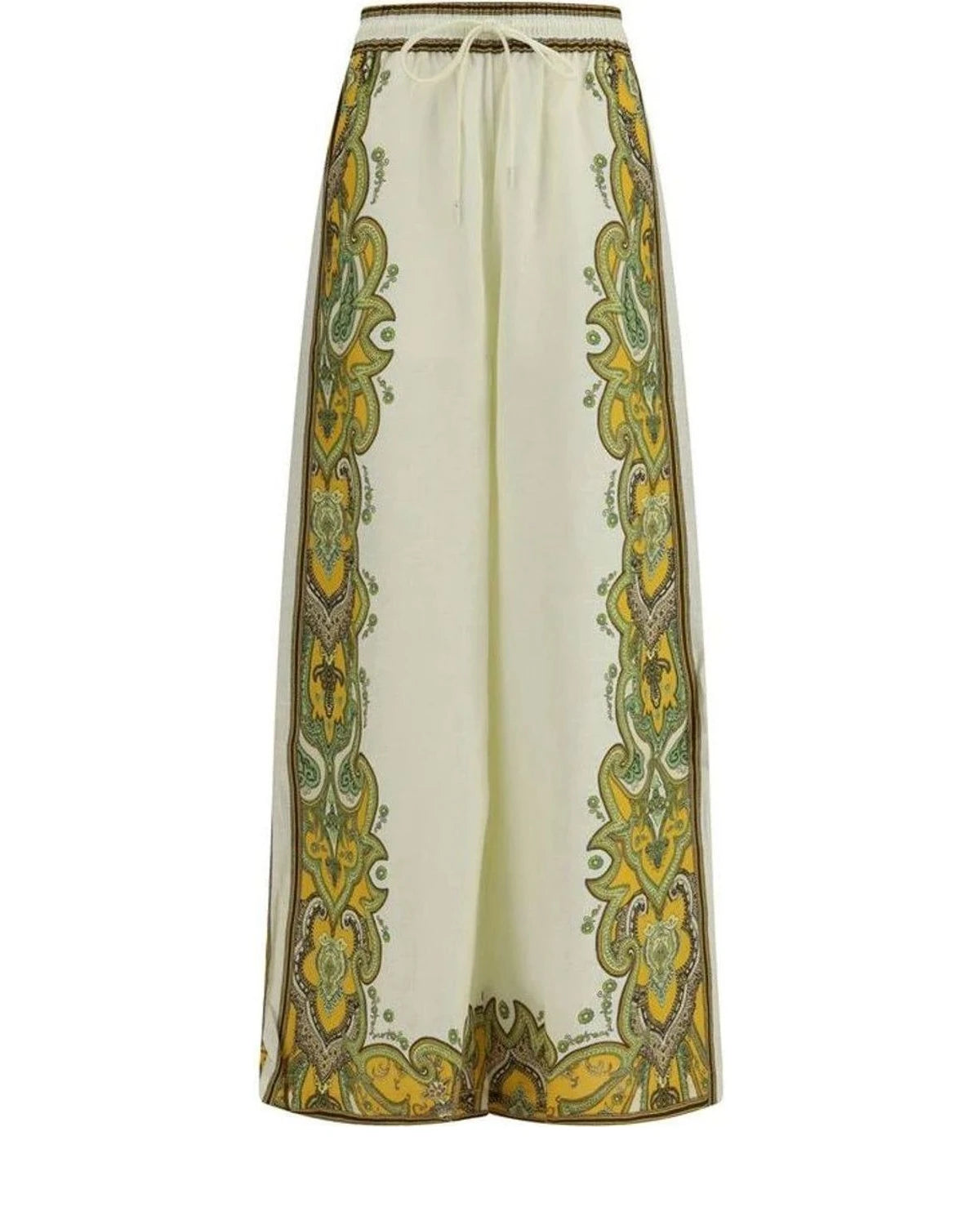 Alemais Palazzo Pant in beige, Linen