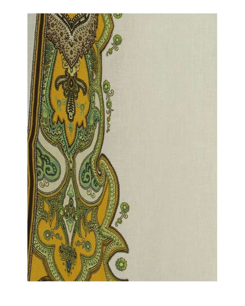 Alemais Palazzo Pant in beige, Linen — view 3