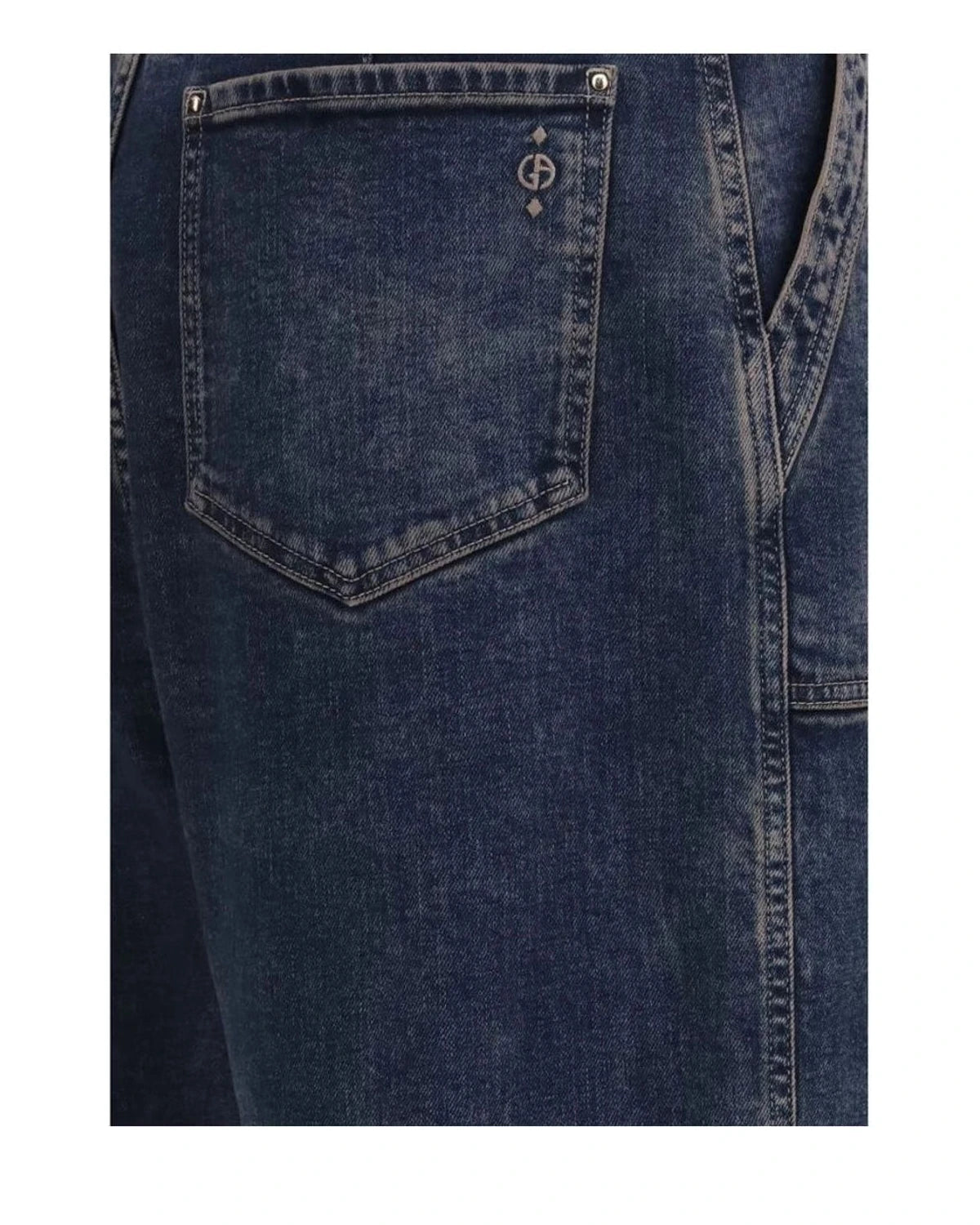 Giorgio Armani Jean in blue, Cotton — view 3