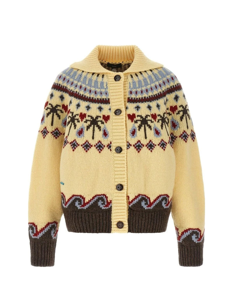 Alanui Cardigan in multicolor, Virgin Wool