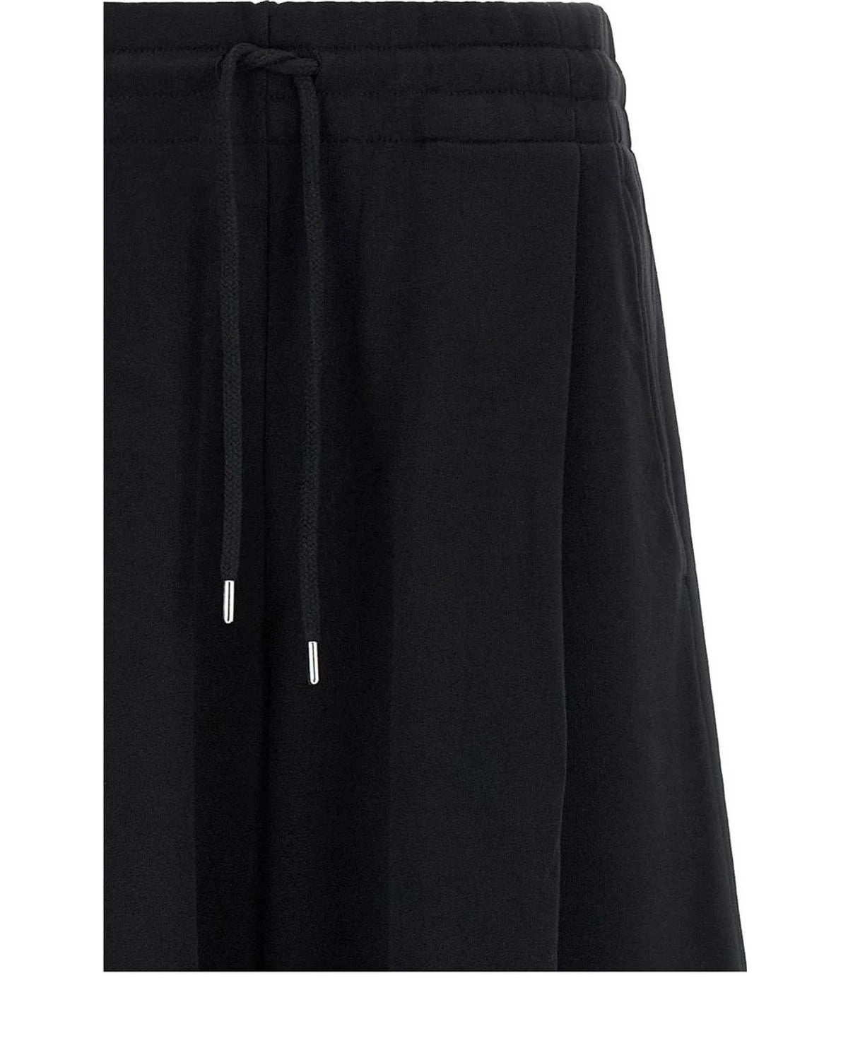 Dries Van Noten Palazzo Pant in black, Cotton — view 3
