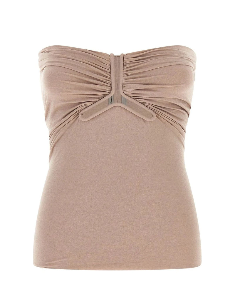 Rick Owens Shaping Camisoles & Tank Top in pink, Nylon