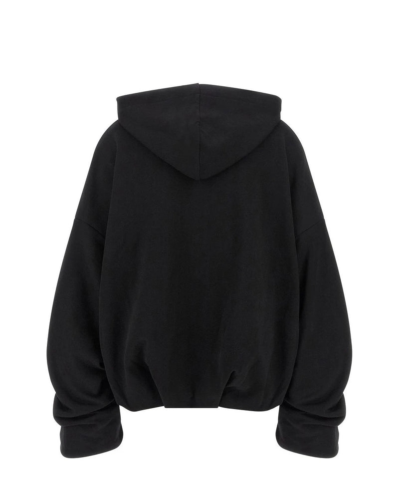Dries Van Noten Hoodie in black, Cotton — view 2