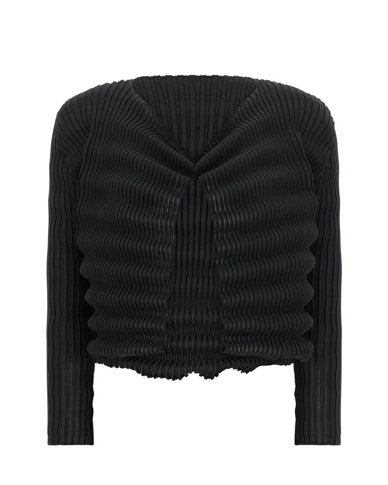 Issey Miyake Cardigan in black, Polyester