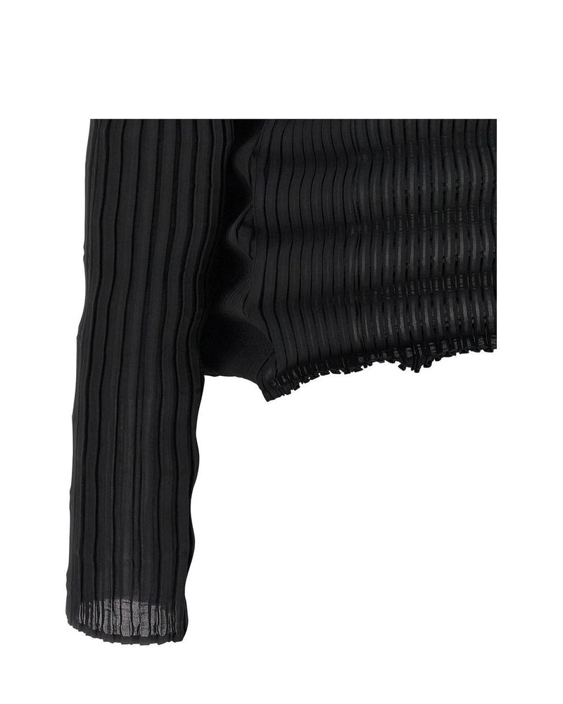 Issey Miyake Cardigan in black, Polyester — view 4