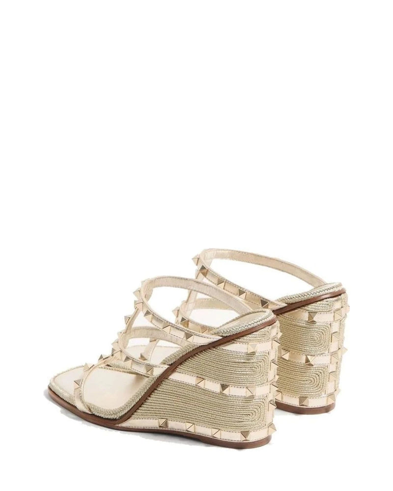 Valentino Garavani Mules in gold — view 3