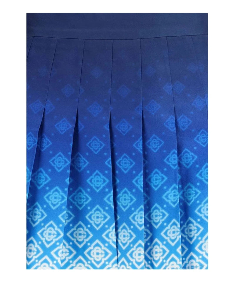 Casablanca Skirt in blue, Silk — view 3