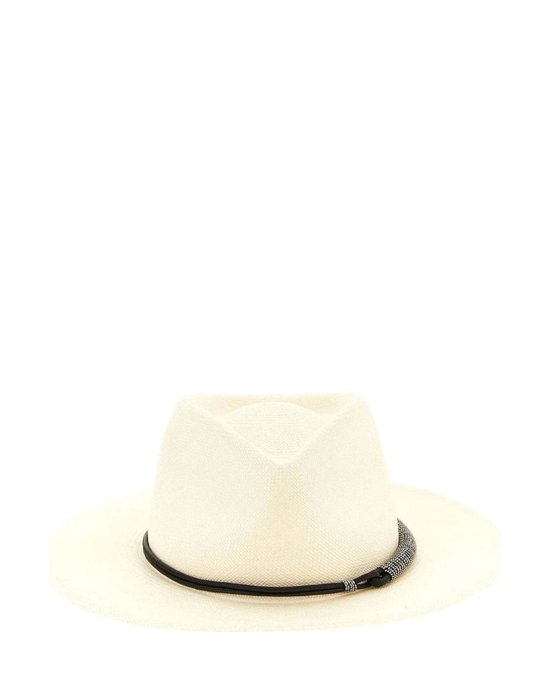 Brunello Cucinelli Panama Hat in beige