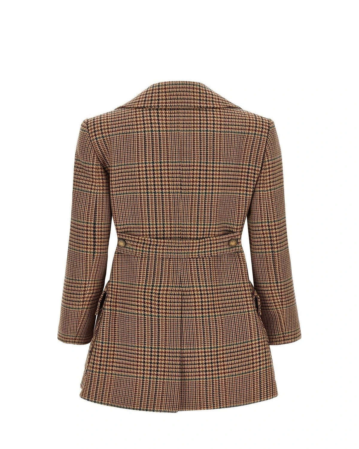 Etro Pea Coat in brown, Wool — view 2