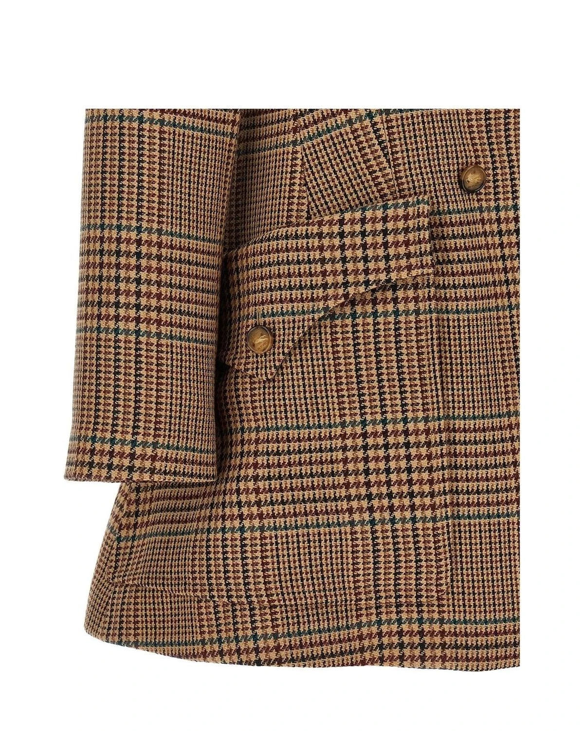 Etro Pea Coat in brown, Wool — view 4