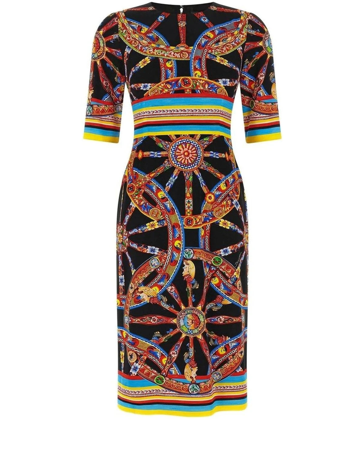 Dolce & Gabbana Dresse in multicolor, Silk