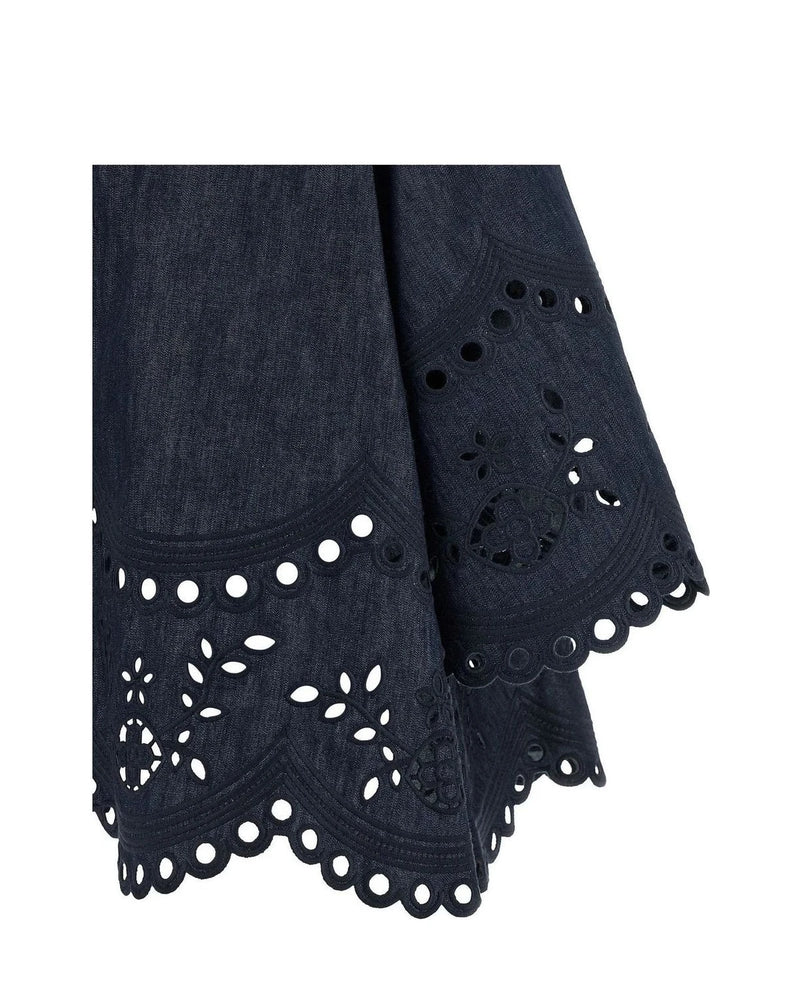 Zimmermann Blouse in blue, Cotton — view 4