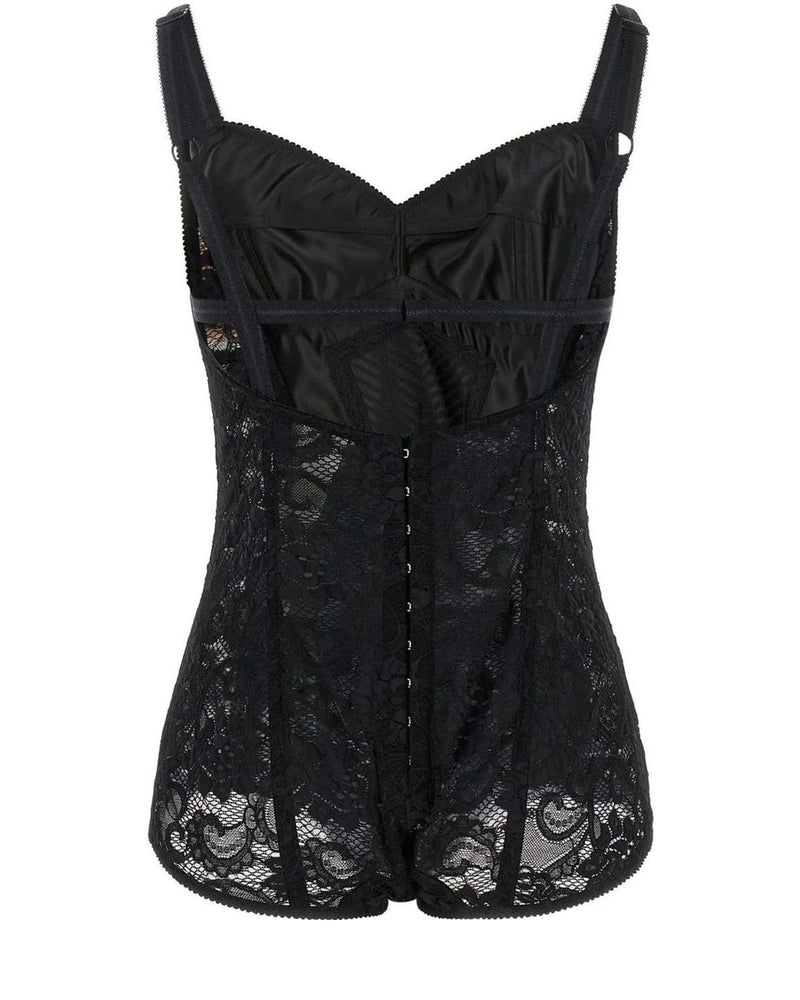 Dolce & Gabbana Bodysuit in black, Polyamide — view 2