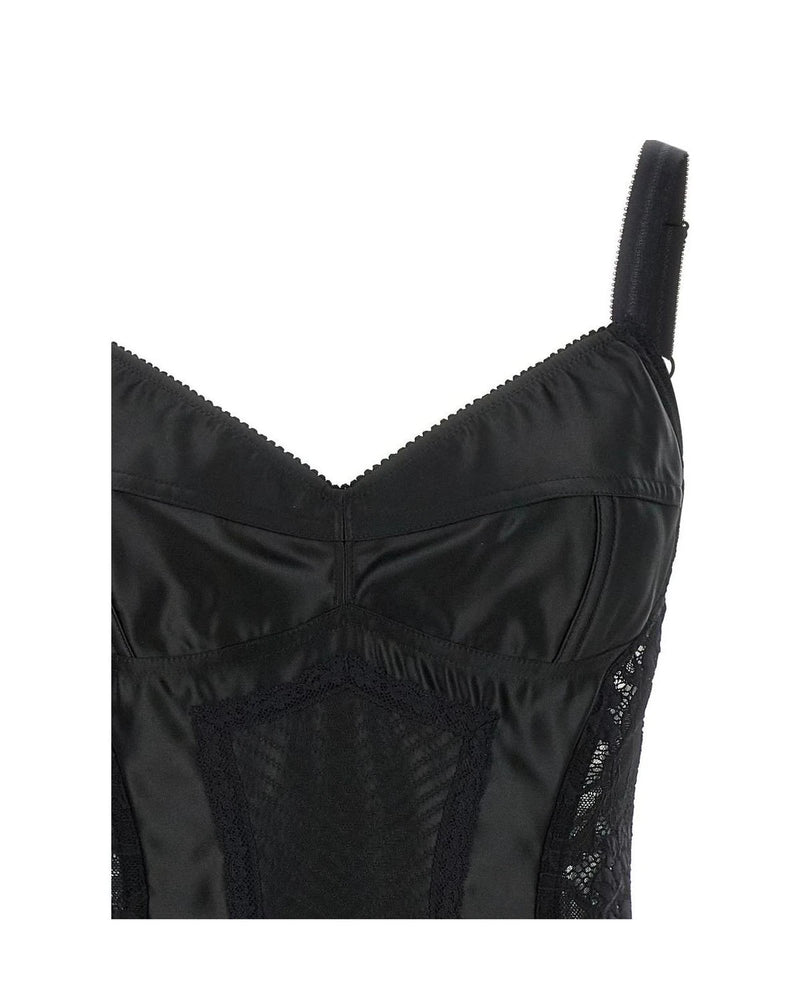 Dolce & Gabbana Bodysuit in black, Polyamide — view 3