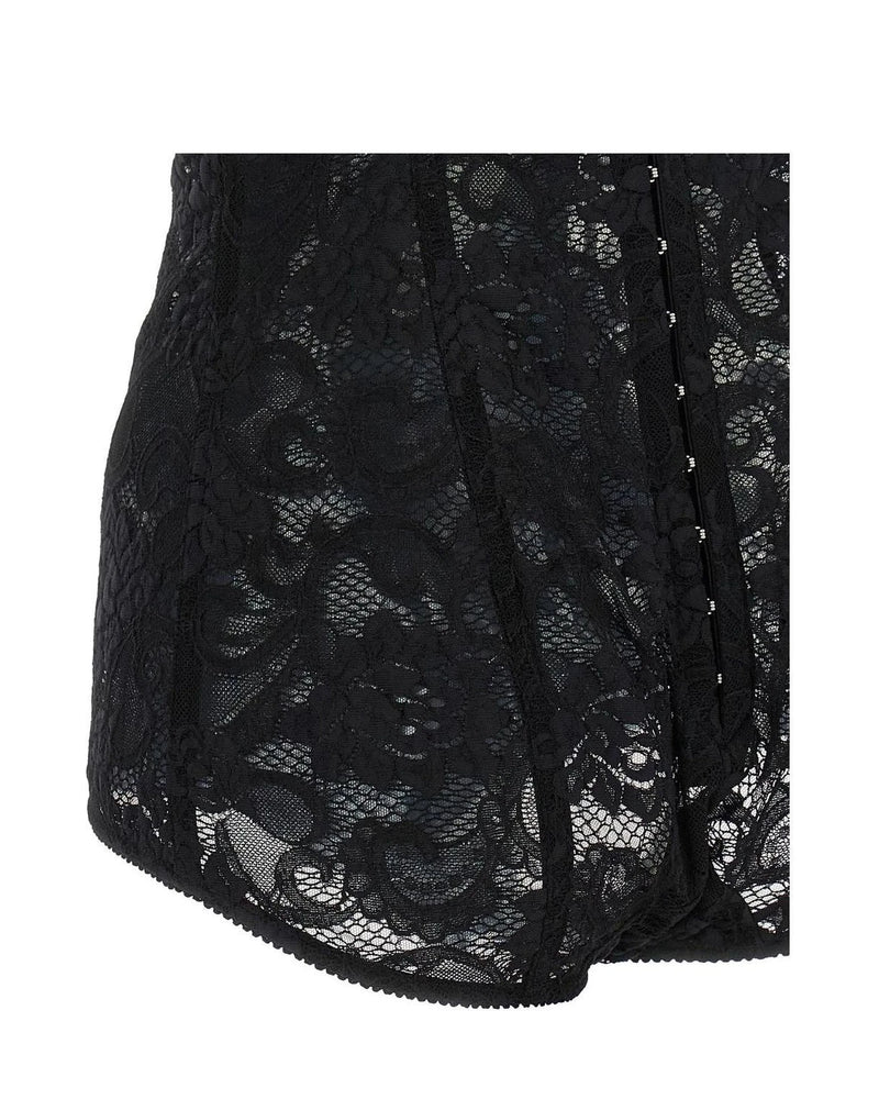 Dolce & Gabbana Bodysuit in black, Polyamide — view 4