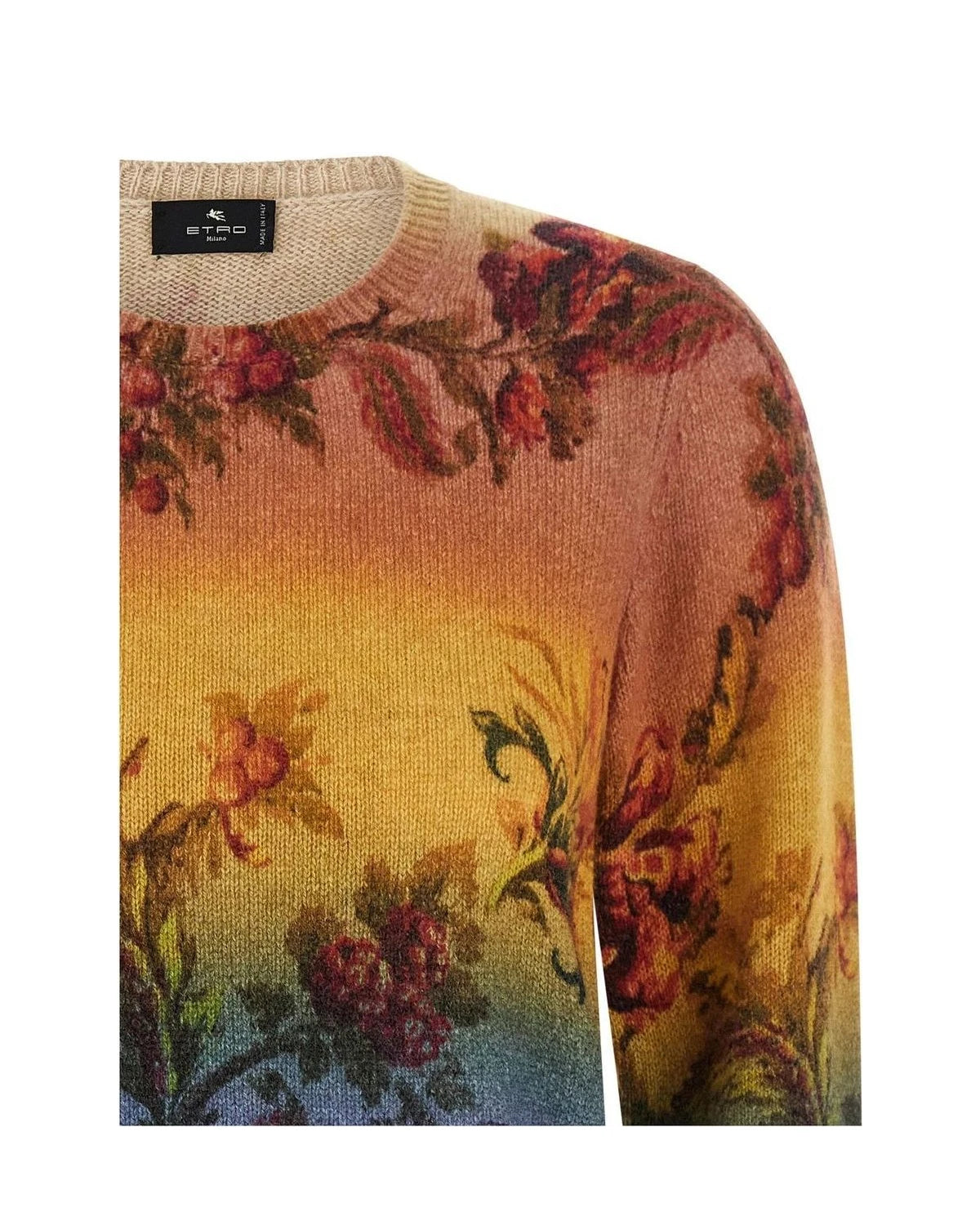 Etro Sweater in multicolor, Wool — view 3