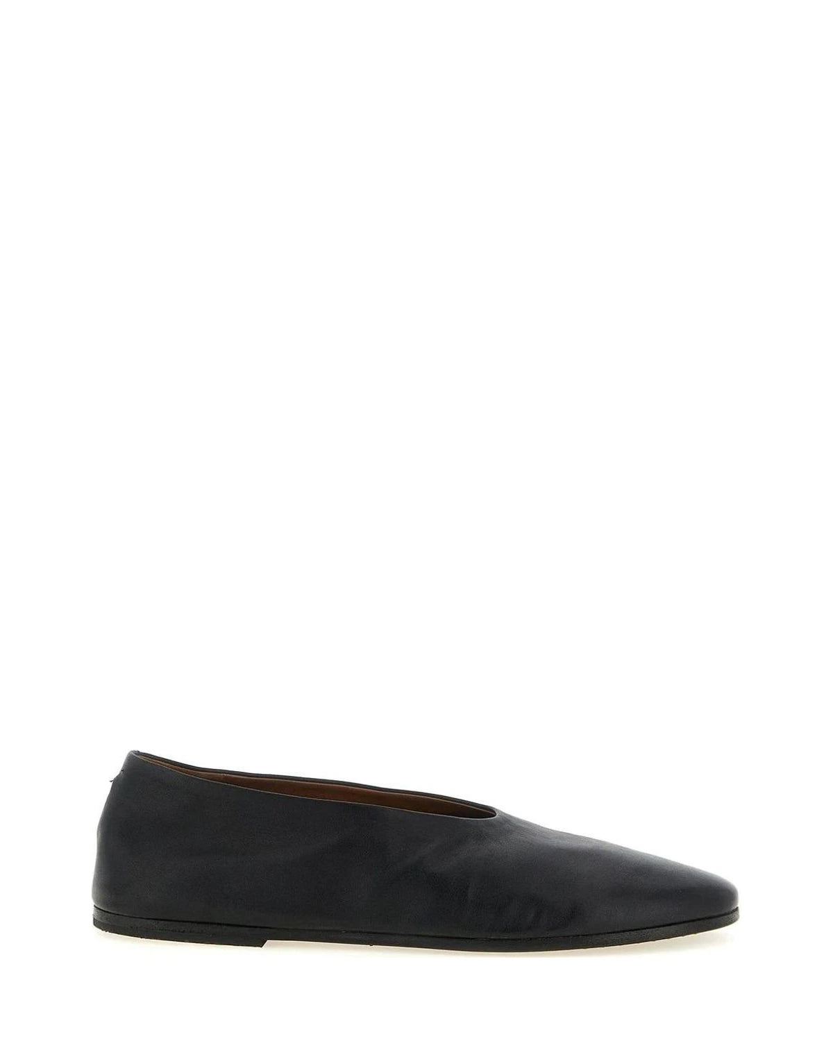 Marsell Ballet Flats in black, Calfskin Leather