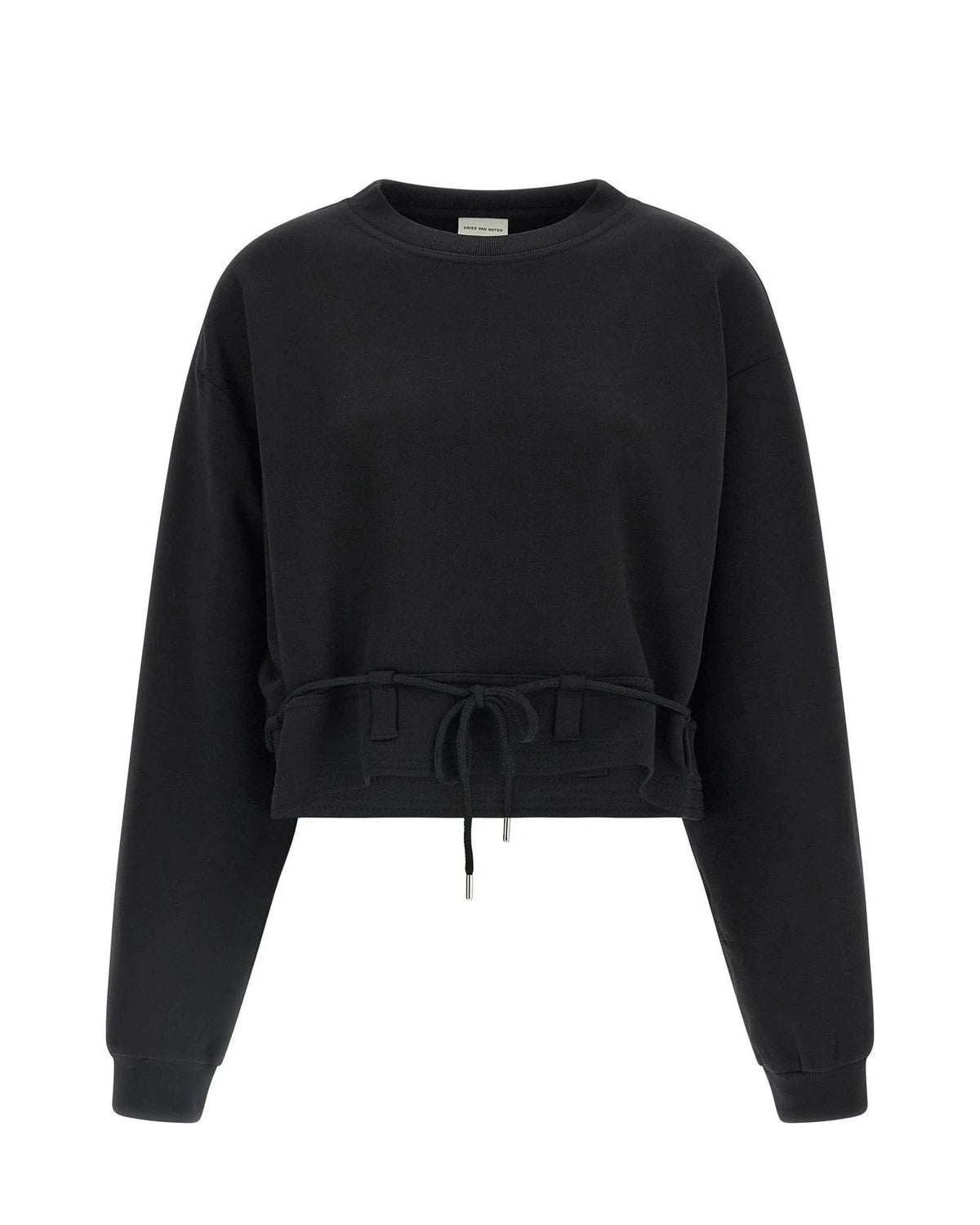 Dries Van Noten Sweatshirt in black, Cotton