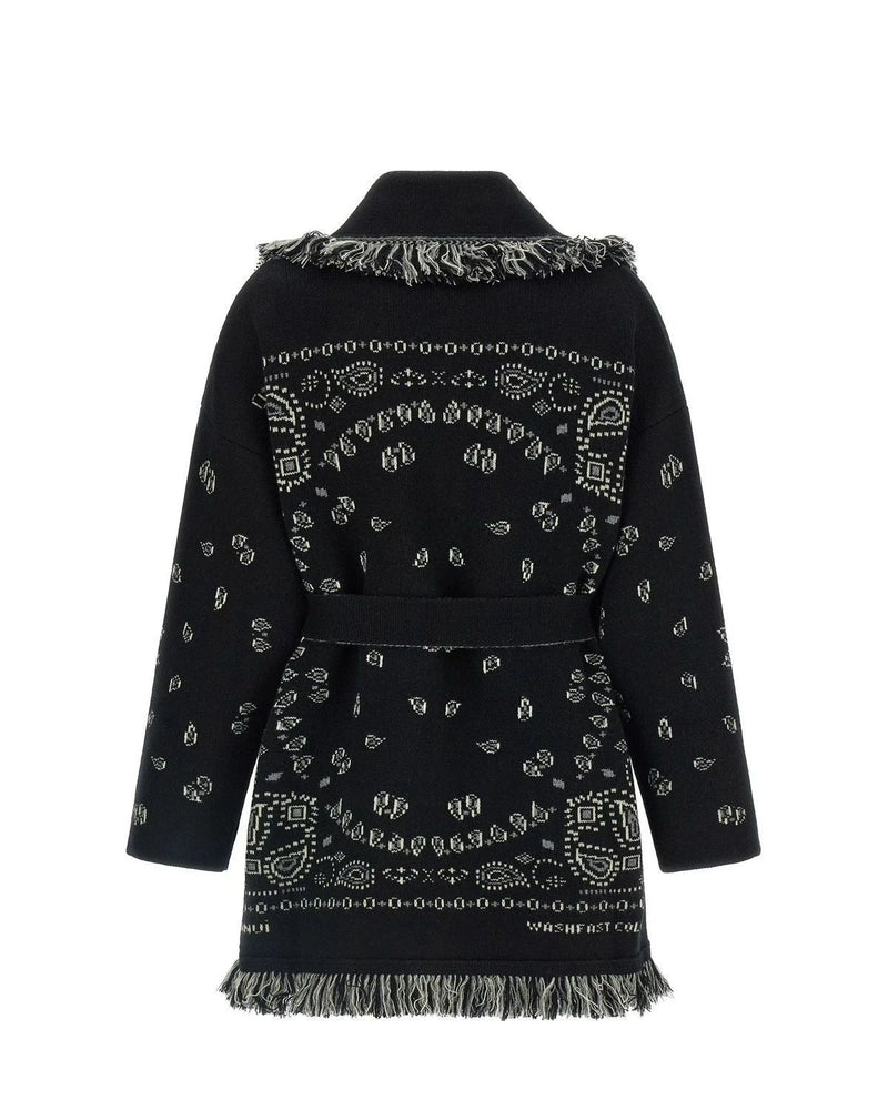 Alanui Cardigan in black, Cashmere — view 2