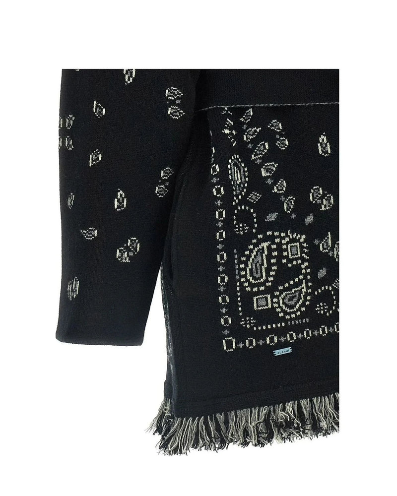 Alanui Cardigan in black, Cashmere — view 4