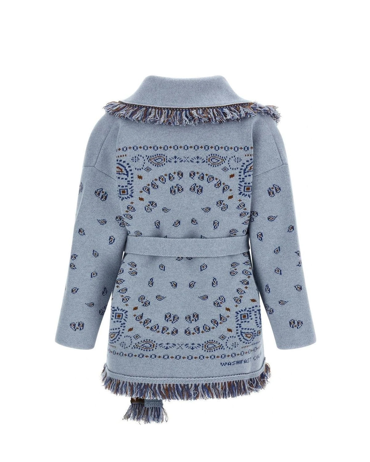 Alanui Cardigan in blue, Cashmere — view 2