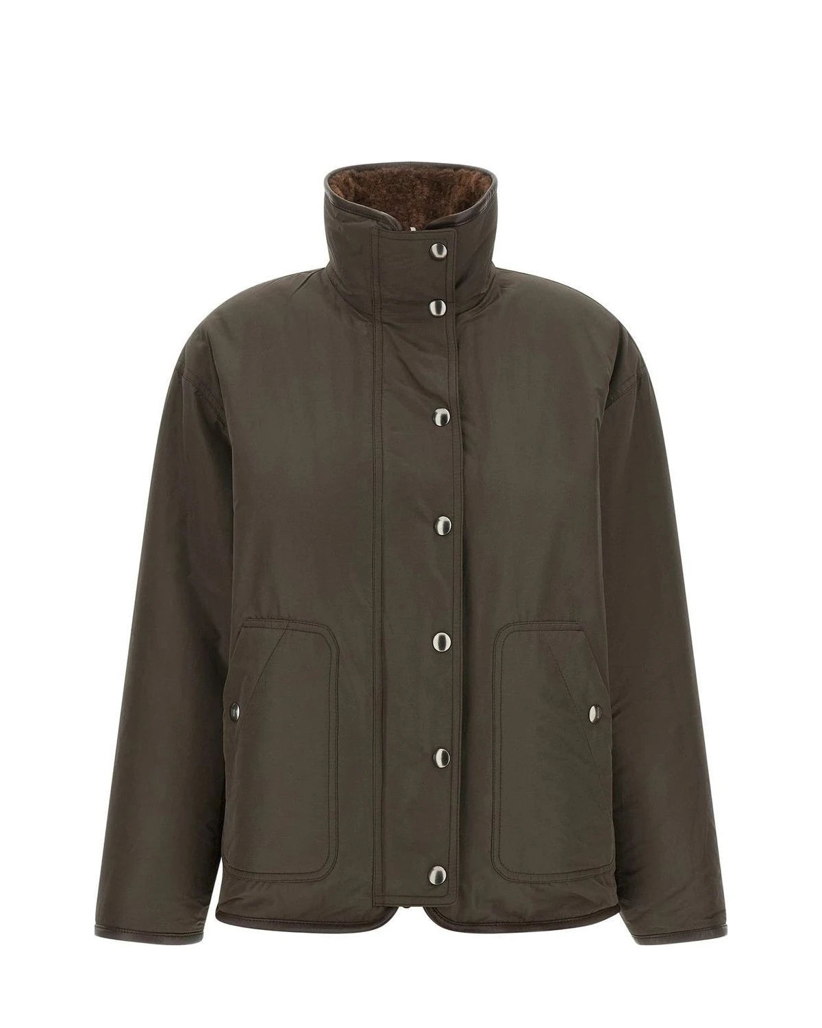Brunello Cucinelli Bolero Jacket in brown — view 2